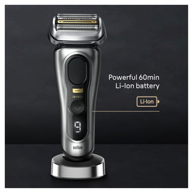 Braun Series 9 PRO+ Electric Razor showing five shaving elements