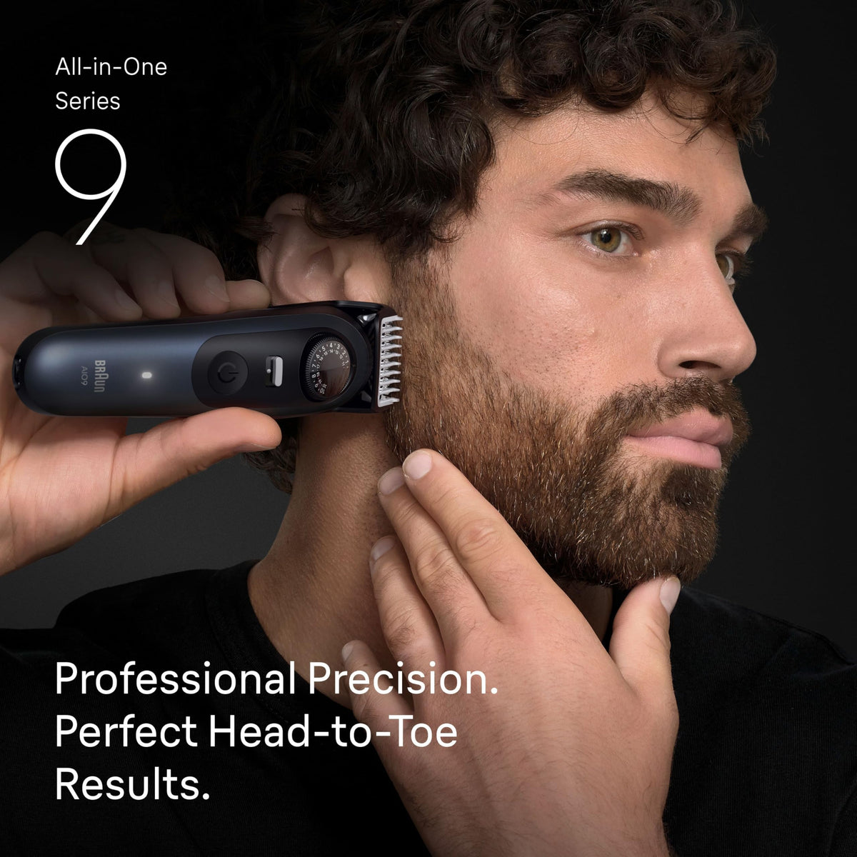 Braun Series 9 PRO grooming kit accessories laid out