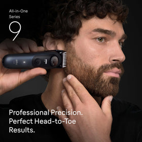 Braun Series 9 PRO grooming kit accessories laid out