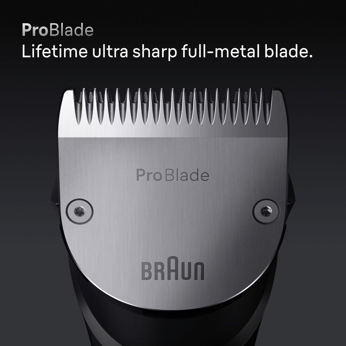 Braun Series 9 PRO razor with Ultra Sharp ProBlade close-up