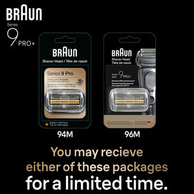 Braun Series 9 Pro Shaver Head Replacement, Silver detailed view