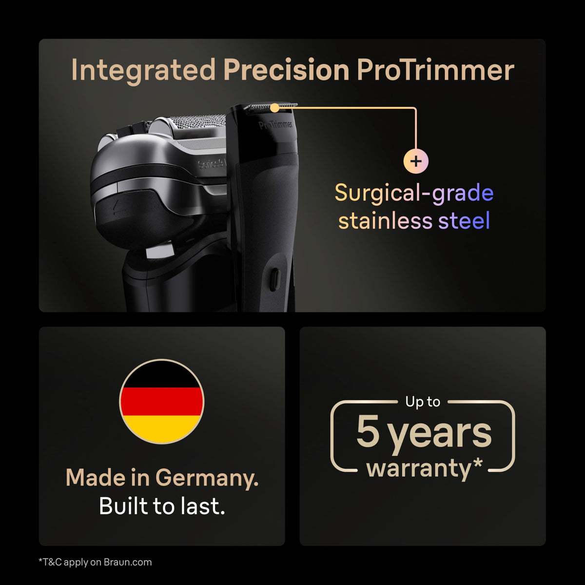 Braun Series 9 PRO+ SmartCare Center with cleaning cartridge