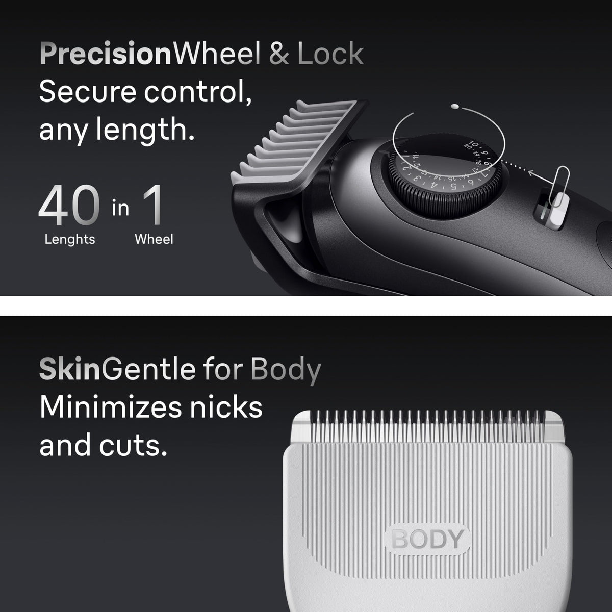 Braun Series 9 PRO Trimmer waterproof design