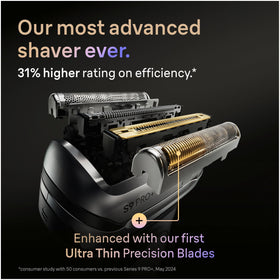 Braun Series 9 shaver head with 5 shaving elements