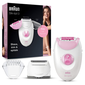 Braun Silk-épil 3-270 epilator front view with Smartlight technology