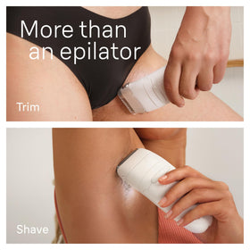 Braun Silk-épil 7 SE7-041 epilator in use during a shower