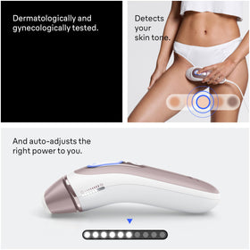 Braun Smart IPL device close-up of controls