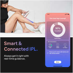 Braun Smart IPL device with step-by-step guidance display