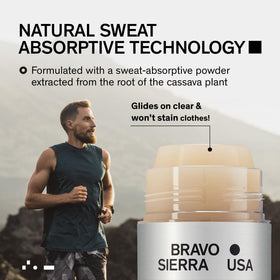 Bravo Sierra Aluminum-Free Deodorant packaging side view