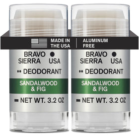 Bravo Sierra Aluminum-Free Men's Deodorant 2-Pack front view