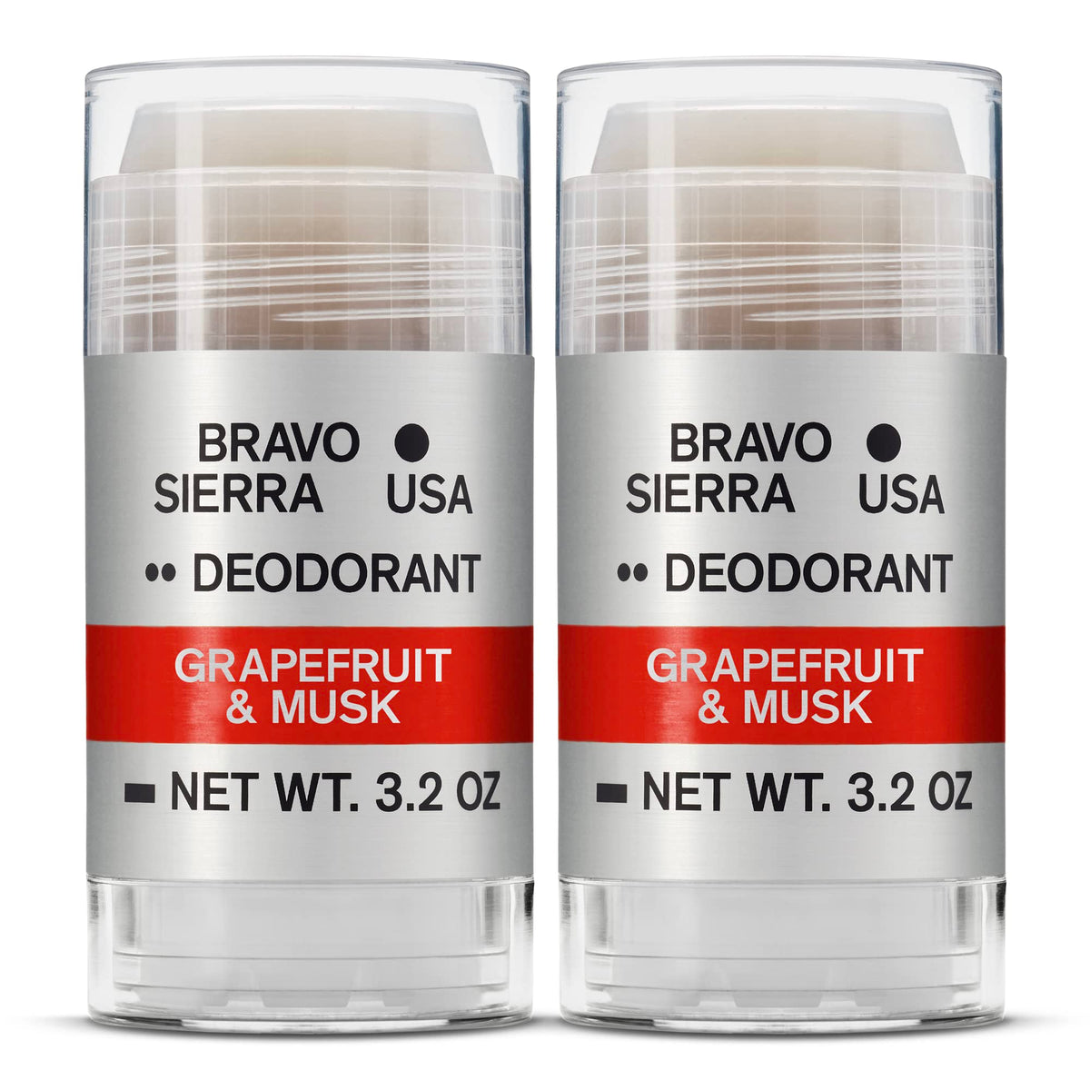 Bravo Sierra Aluminum-Free Men's Deodorant 2-Pack front view