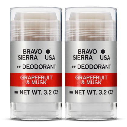 Bravo Sierra Aluminum-Free Men's Deodorant 2-Pack front view