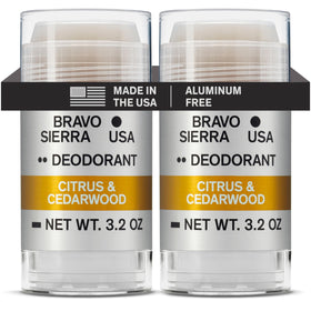 Bravo Sierra Aluminum-Free Men's Deodorant Citrus & Cedarwood front view