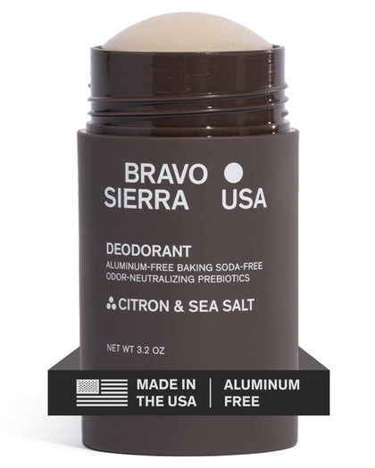 Bravo Sierra Aluminum-Free Men's Deodorant front view