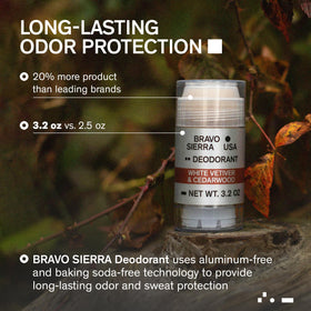 Bravo Sierra Aluminum-Free Men's Deodorant packaging