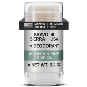 Bravo Sierra Aluminum-Free Mens Deodorant Mountain Pine & Spice front view