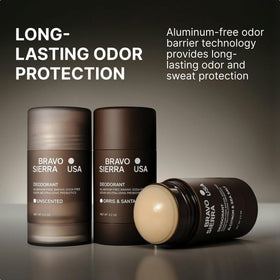 Bravo Sierra Men's Deodorant packaging side view