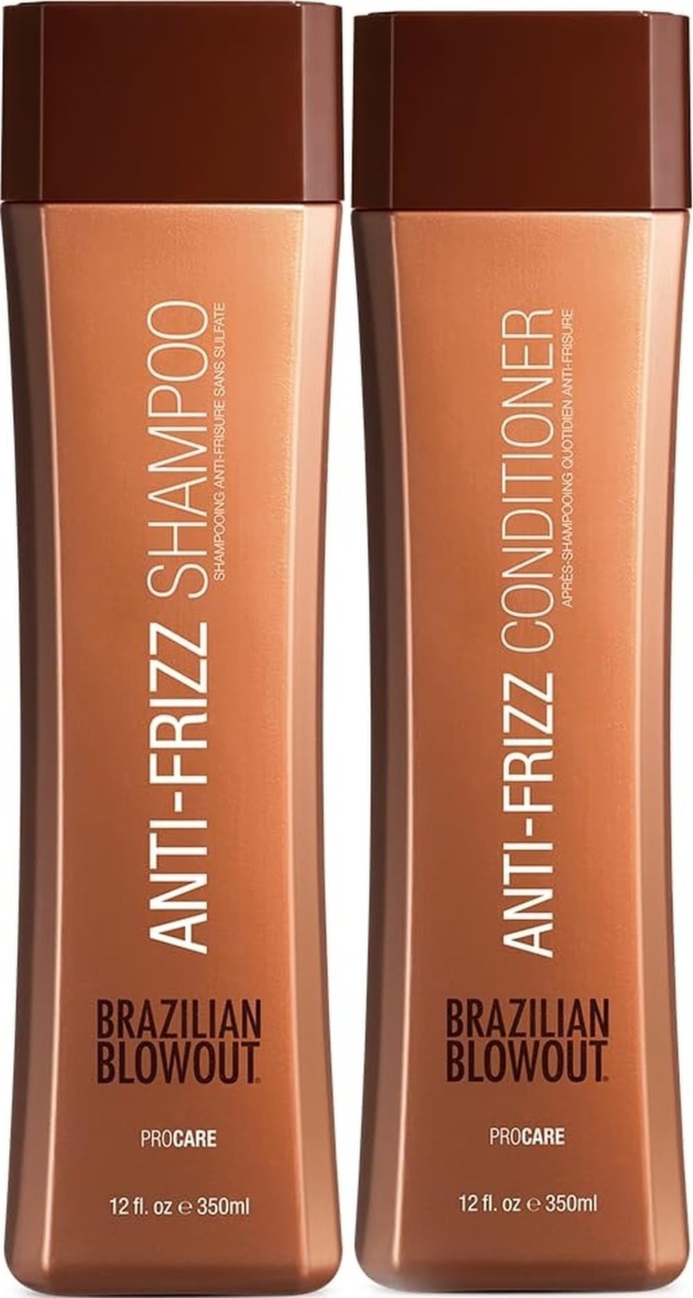BRAZILIAN BLOWOUT Anti-Frizz Shampoo and Conditioner front view