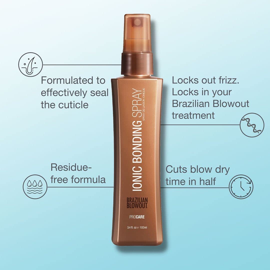 BRAZILIAN BLOWOUT Ionic Bonding Spray misting application