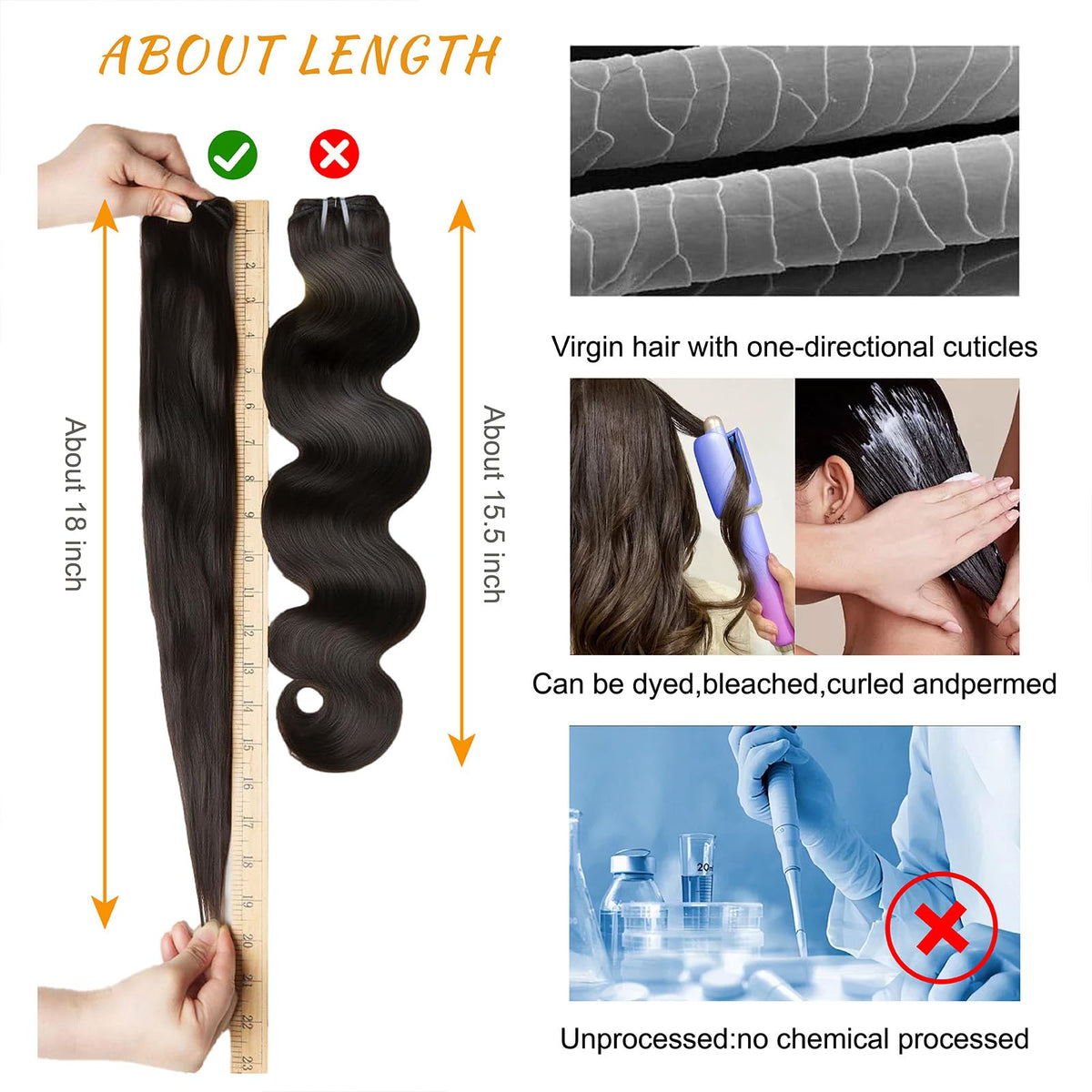 Brbeawor hair extensions styled in a bouncy wave