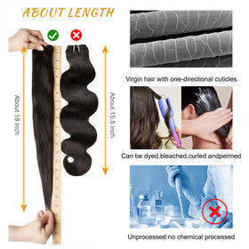 Brbeawor hair extensions styled in a bouncy wave