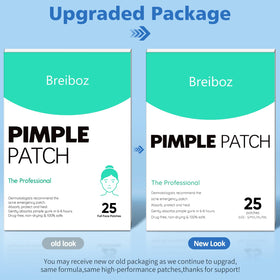 Breiboz Full Face Pimple Patches showing individual patches
