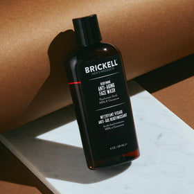 Brickell Men's Anti-Aging Face Wash 4oz back view