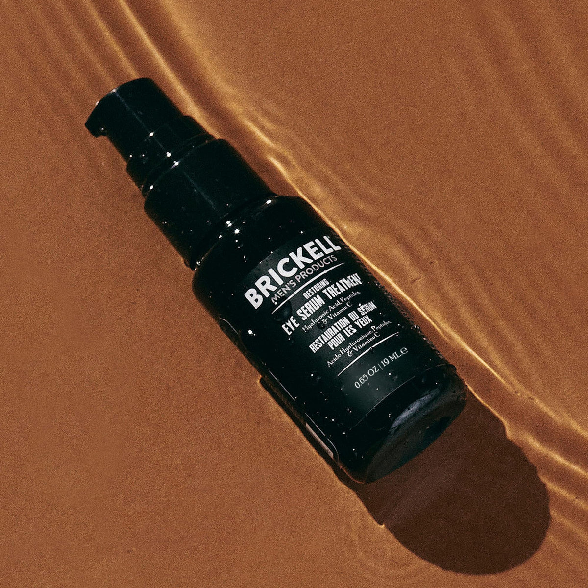 Brickell Men's Dark Circle Under Eye Serum 0.65oz side view
