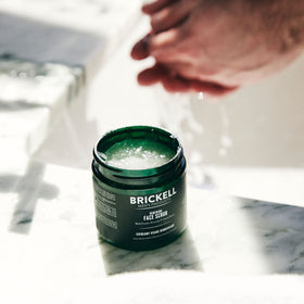 Brickell Men's Renewing Face Scrub 80g back view