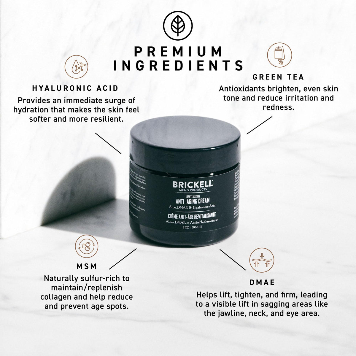 Brickell Men's Revitalizing Anti-Aging Cream 2oz back view