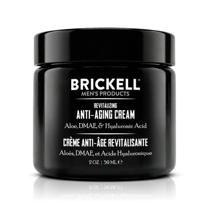 Brickell Men's Revitalizing Anti-Aging Cream front view, 100g
