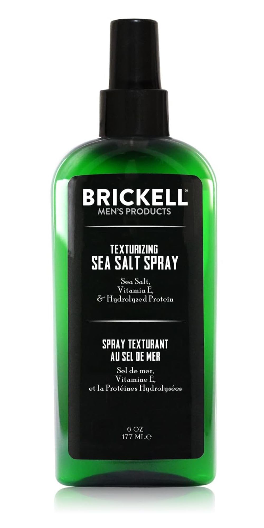 Brickell Men's Texturizing Sea Salt Spray 6 oz front view