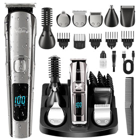 Brightup Beard Trimmer complete kit with trimmer heads and combs