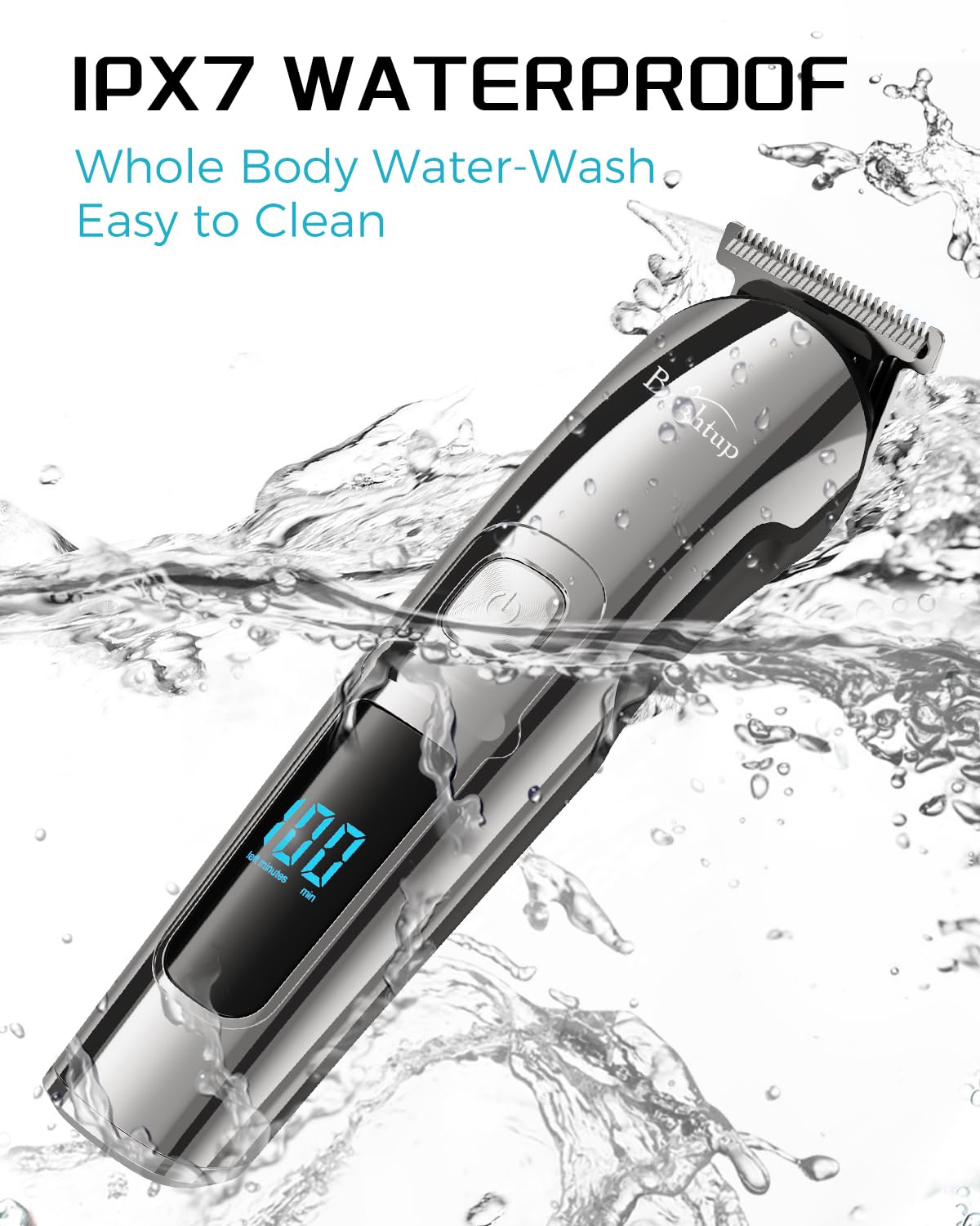 Brightup Beard Trimmer demonstrating low noise operation