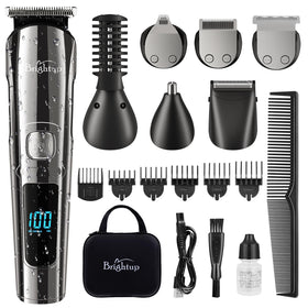 Brightup Beard Trimmer with 6 heads and travel case