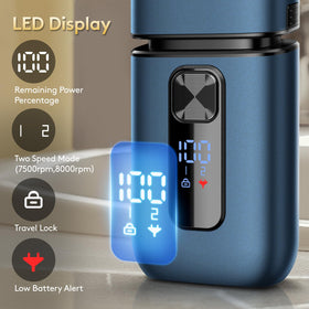 Brightup Electric Foil Shaver and cleaning brush