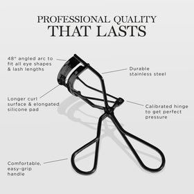 Brilliant Beauty Eyelash Curler ergonomic grip close-up