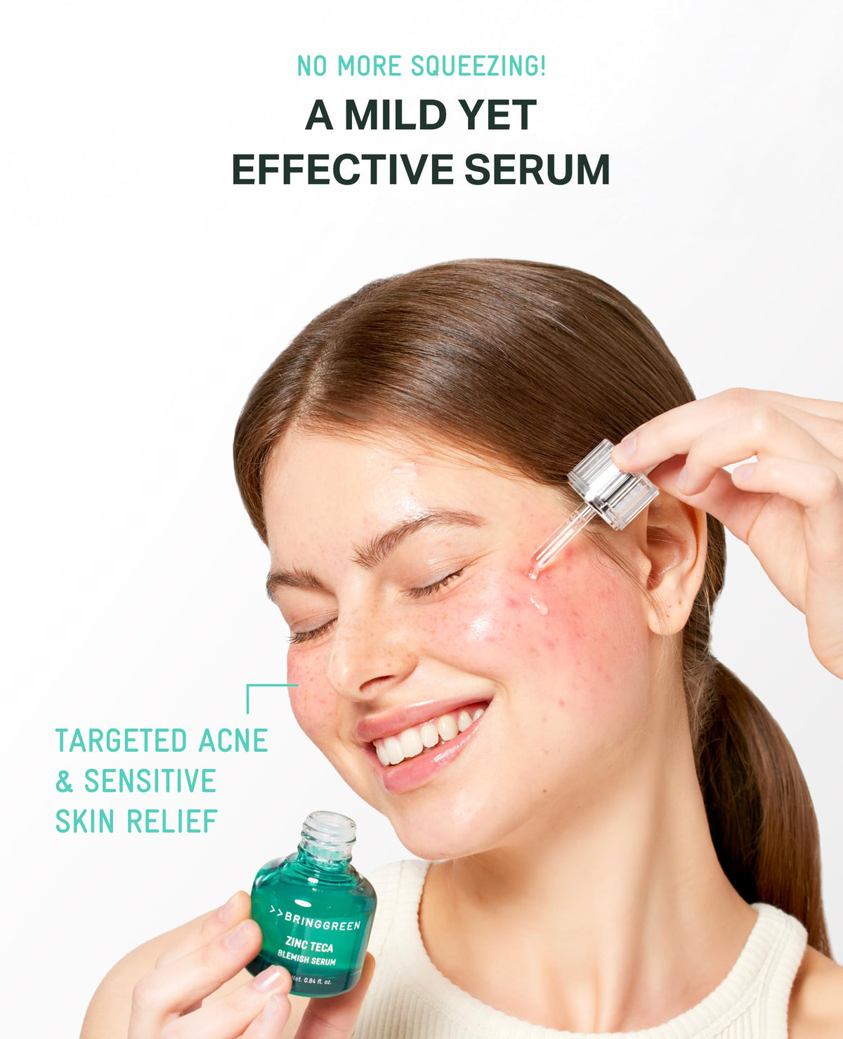 BRING GREEN ZINC TECA Serum texture close-up