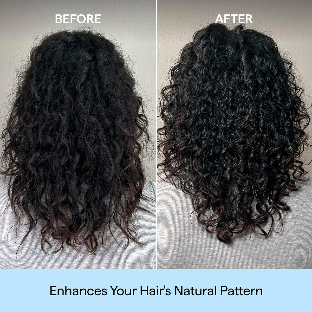 Briogeo Curl Charisma Leave-In Defining Crème application on curly hair
