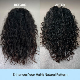 Briogeo Curl Charisma Leave-In Defining Crème application on curly hair
