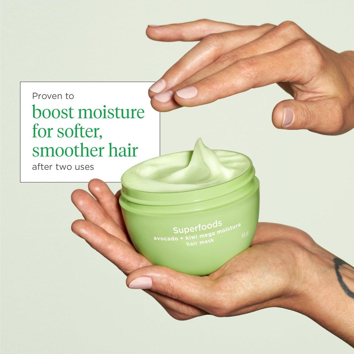 Briogeo hair mask ingredients list on back of packaging