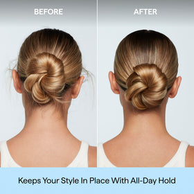 Briogeo Sleek Stick application on hair for flyaway control