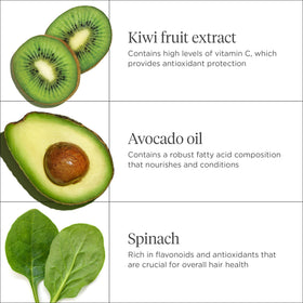 Briogeo Superfoods hair mask application on hair