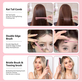 Bristle brush from HEZ Curl Defining Brush Set