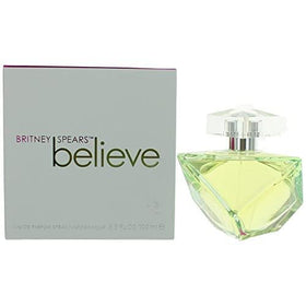 Britney Spears Believe Eau De Parfum Spray 3.4 oz bottle side view