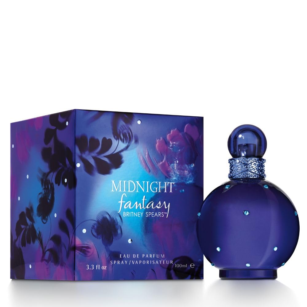 Britney Spears Midnight Fantasy bottle side view
