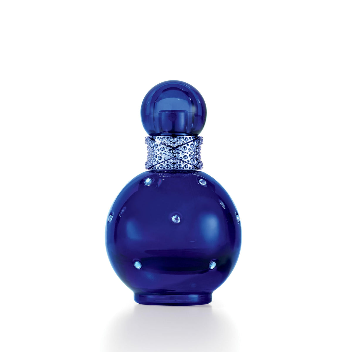 Britney Spears Midnight Fantasy Eau De Parfum blue bottle front view
