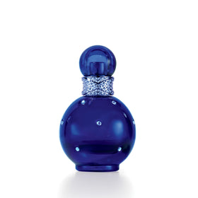 Britney Spears Midnight Fantasy Eau De Parfum blue bottle front view