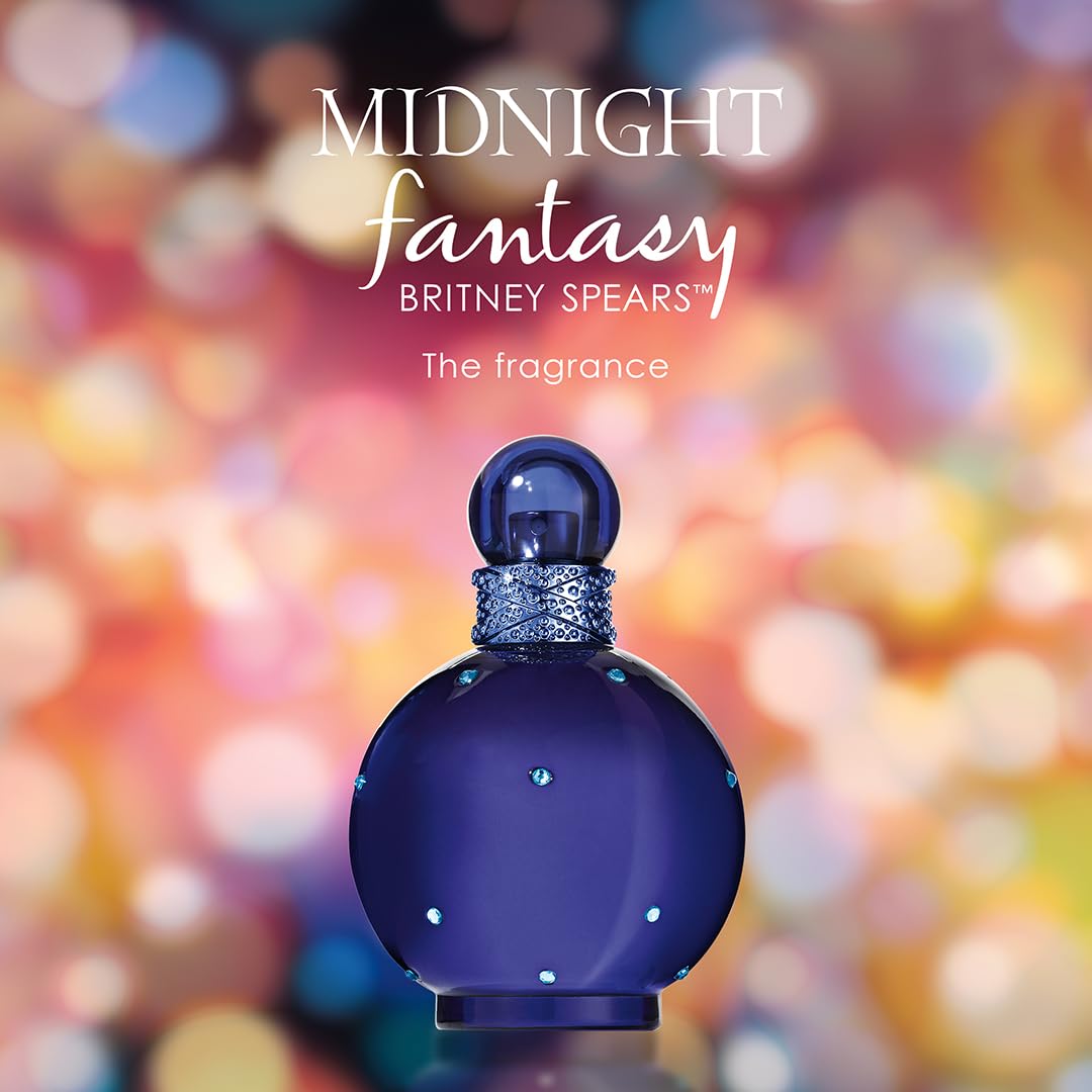 Britney Spears Midnight Fantasy Eau De Parfum on vanity