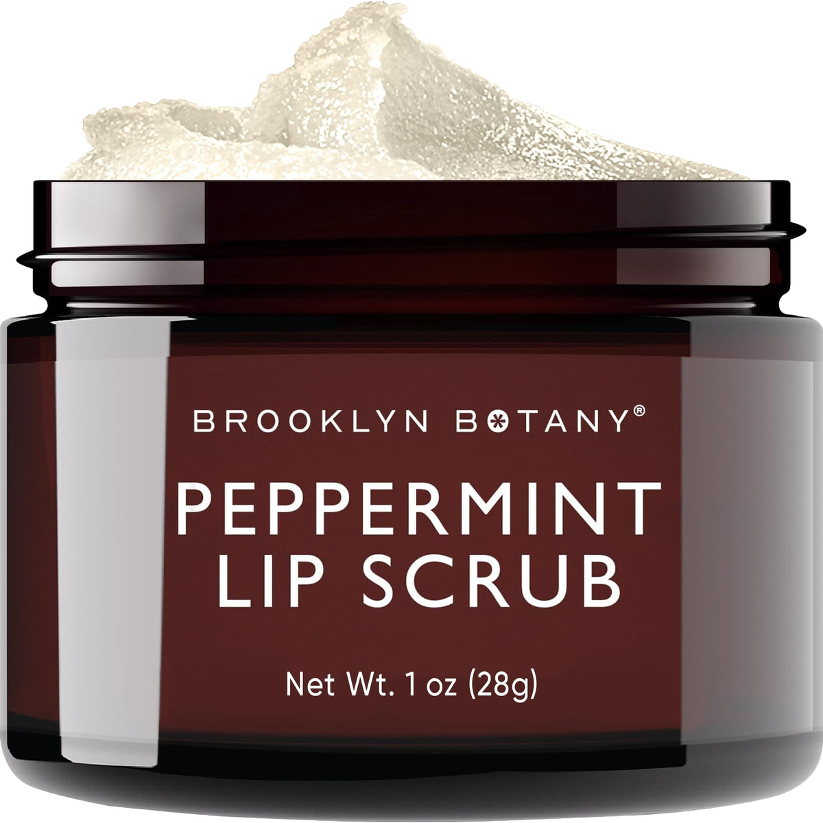 Brooklyn Botany Lip Scrub Exfoliator 1 oz container front view
